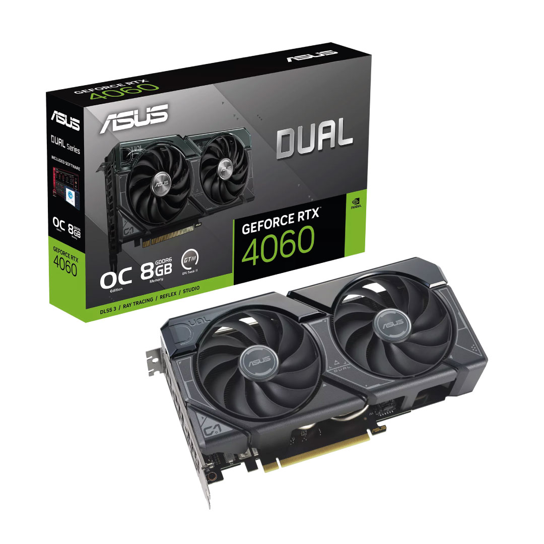 ASUS RTX™ 4060 Dual OC Edition 8GB GDDR6