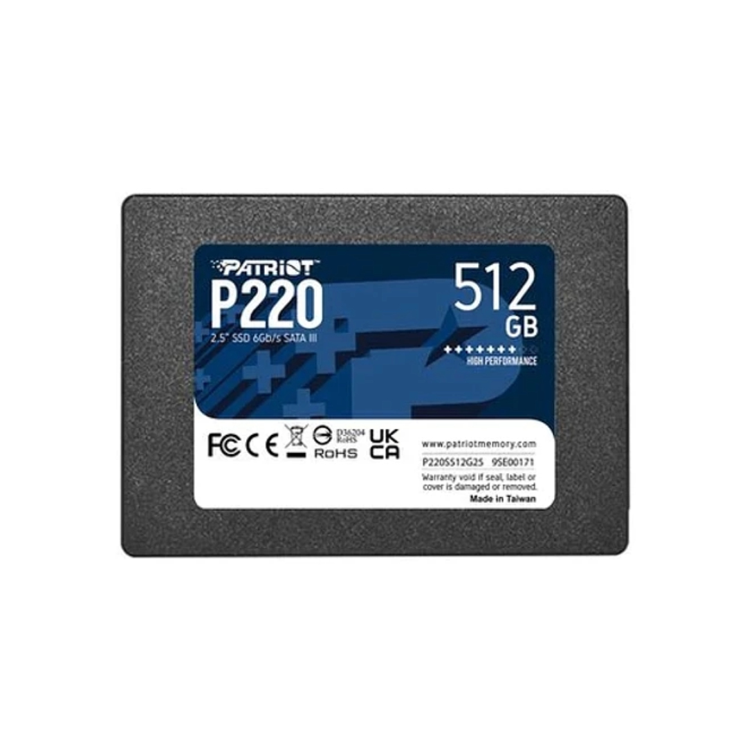 SSD 512 GB Patriot P220 SATA 3