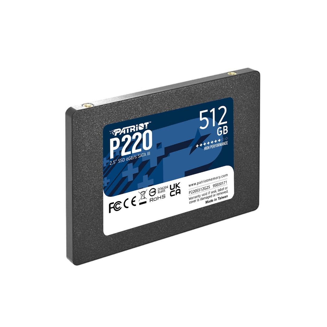 SSD 512 GB Patriot P220 SATA 3